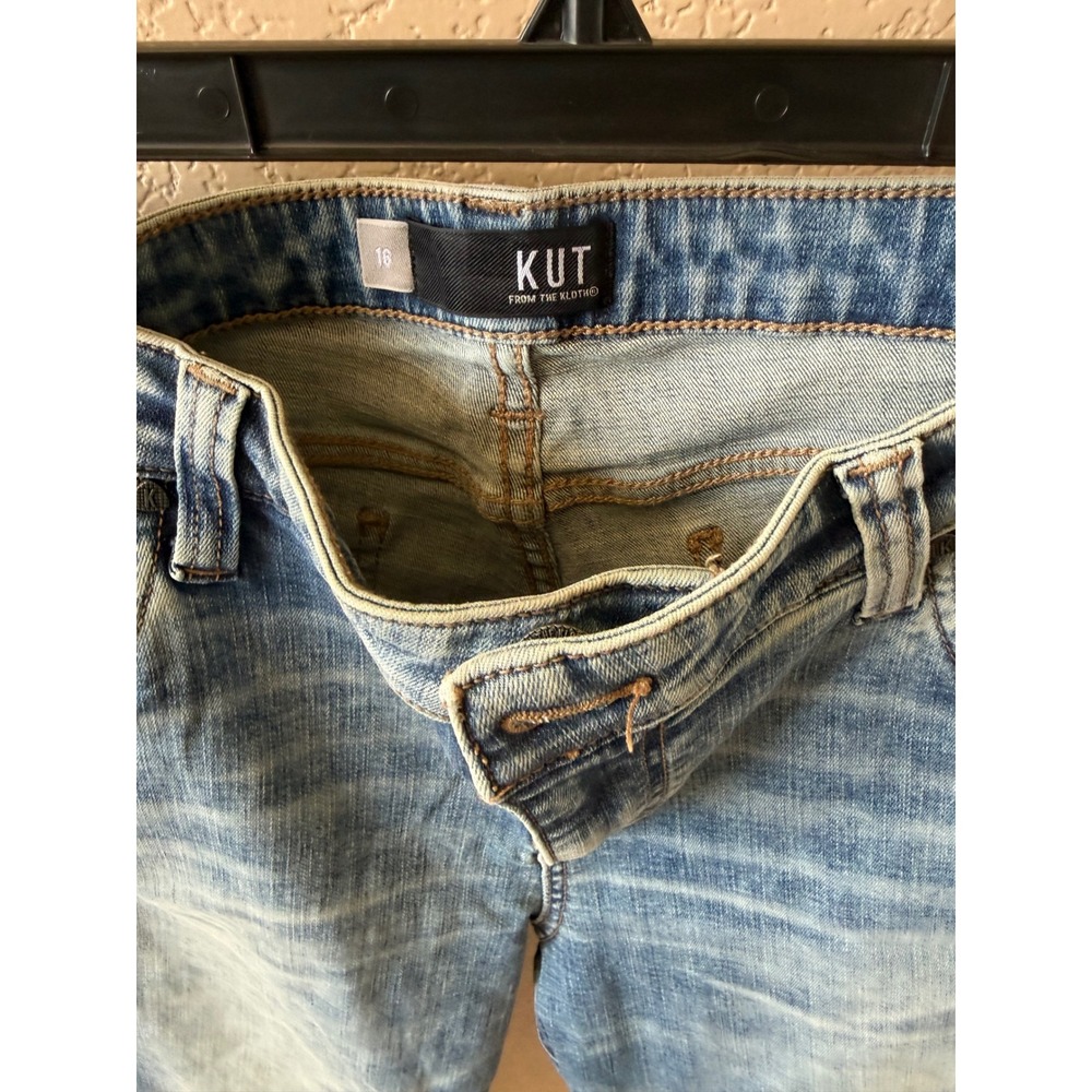 Kut from the Kloth Mia Jeans Blue Medium Wash High Rise Denim